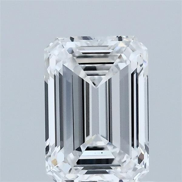 1.06 Carat Emerald Shaped, Ideal Cut, D Color, VVS1 Clarity, IGI Certified Lab Grown Diamond