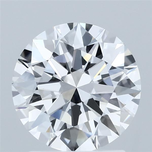 1.81 Carat Round Shaped, Ideal Cut, D Color, VVS2 Clarity, IGI Certified Lab Grown Diamond