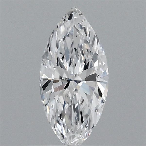 0.45 Carat Marquise Shaped, Excellent Cut, D Color, VVS2 Clarity, IGI Certified Lab Grown Diamond