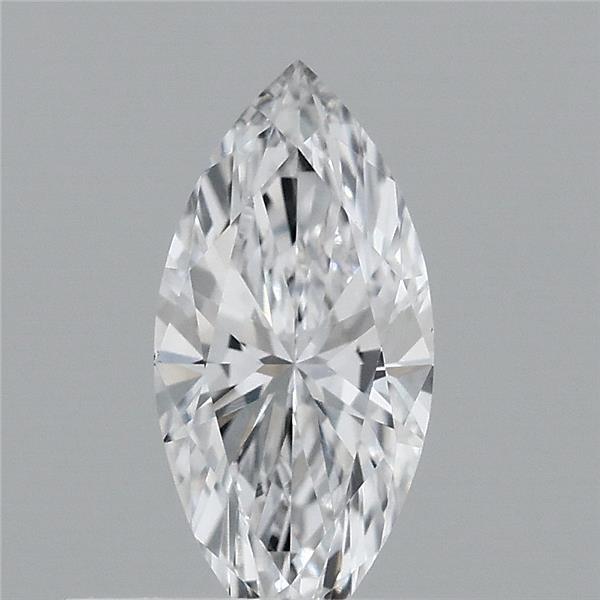 0.33 Carat Marquise Shaped, Ideal Cut, D Color, VVS2 Clarity, IGI Certified Lab Grown Diamond
