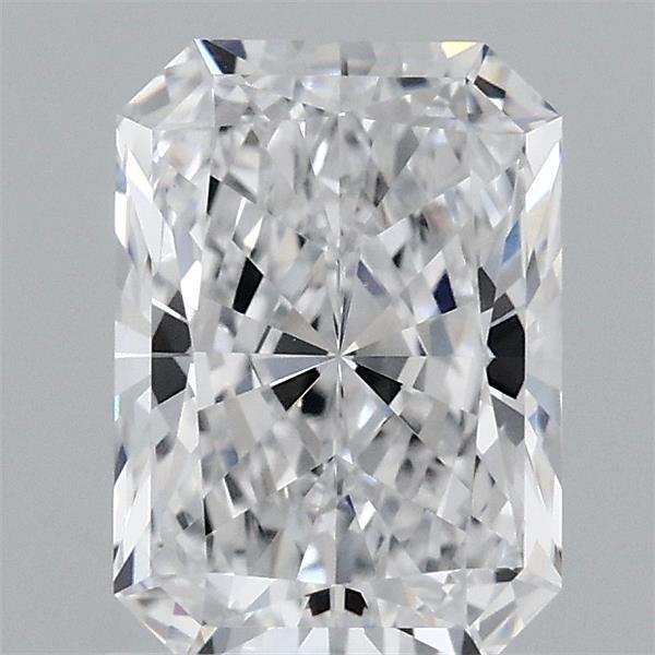 1.58 Carat Radiant Shaped, Ideal Cut, D Color, VVS1 Clarity, IGI Certified Lab Grown Diamond