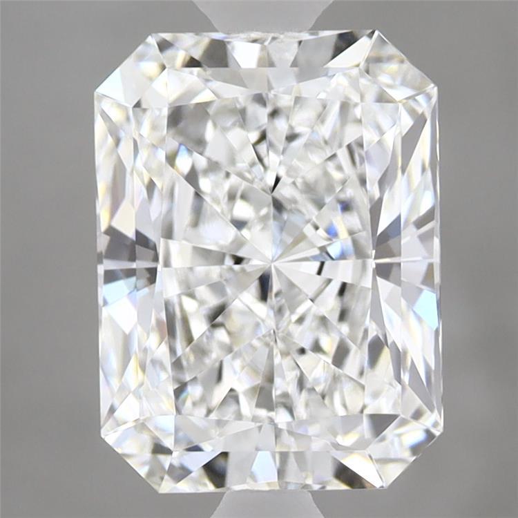 2.82 Carat Radiant Shaped, Ideal Cut, D Color, VVS2 Clarity, IGI Certified Lab Grown Diamond