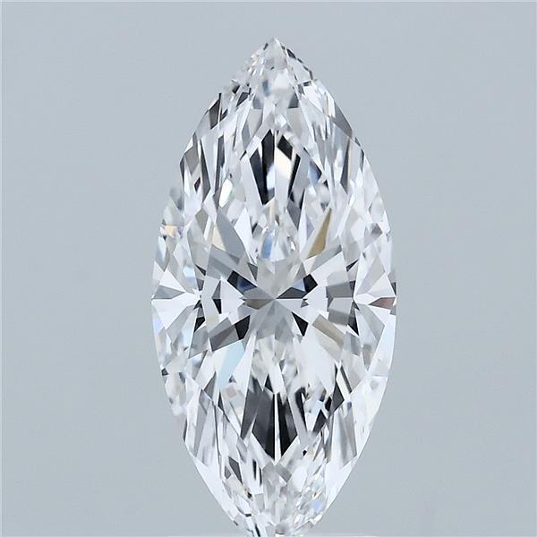 2.06 Carat Marquise Shaped, Ideal Cut, D Color, VVS1 Clarity, IGI Certified Lab Grown Diamond