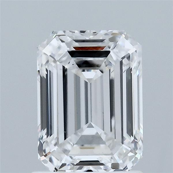 1.51 Carat Emerald Shaped, Ideal Cut, D Color, VS2 Clarity, IGI Certified Lab Grown Diamond