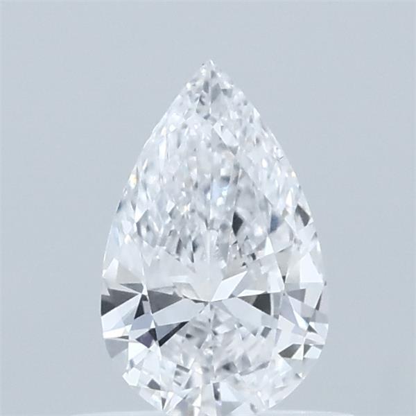 0.51 Carat Pear Shaped, Excellent Cut, D Color, VVS2 Clarity, IGI Certified Lab Grown Diamond