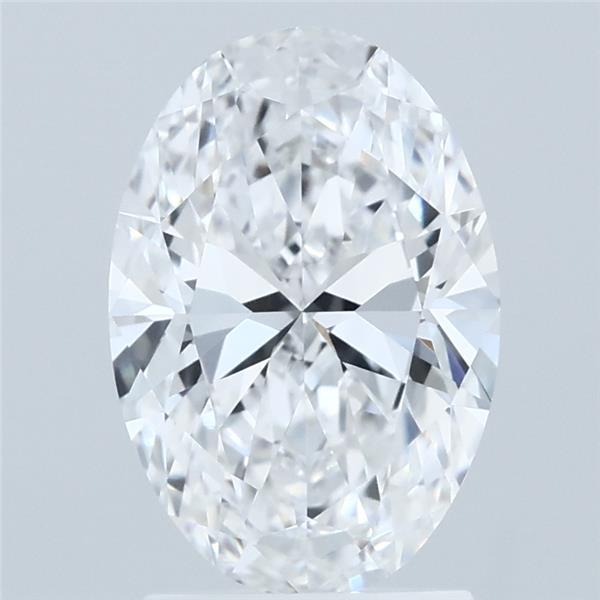 2.10 Carat Oval Shaped, Ideal Cut, D Color, VVS1 Clarity, IGI Certified Lab Grown Diamond