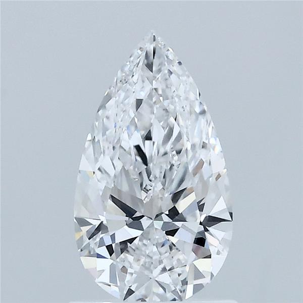 1.05 Carat Pear Shaped, Ideal Cut, D Color, VVS2 Clarity, IGI Certified Lab Grown Diamond