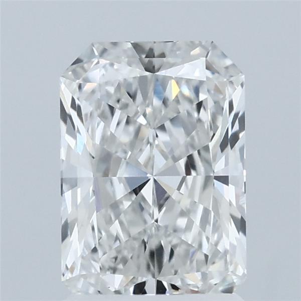 1.51 Carat Radiant Shaped, Ideal Cut, E Color, VVS2 Clarity, IGI Certified Lab Grown Diamond