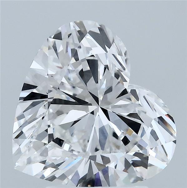 3.00 Carat Heart Shaped, Ideal Cut, D Color, VVS2 Clarity, IGI Certified Lab Grown Diamond
