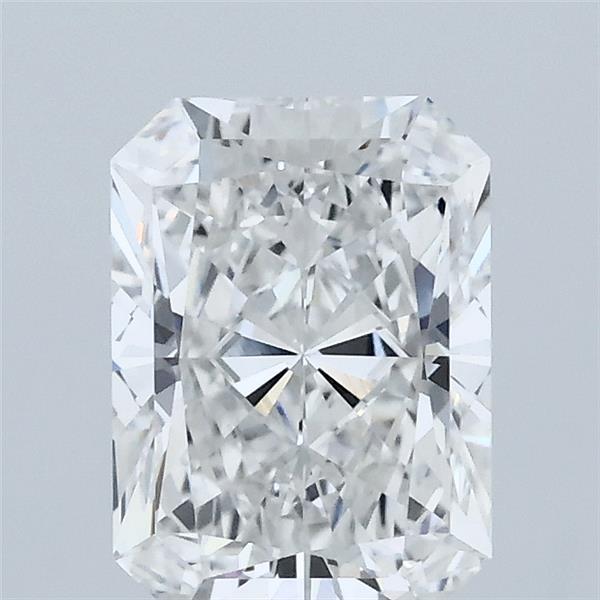 1.59 Carat Radiant Shaped, Ideal Cut, E Color, VS2 Clarity, IGI Certified Lab Grown Diamond