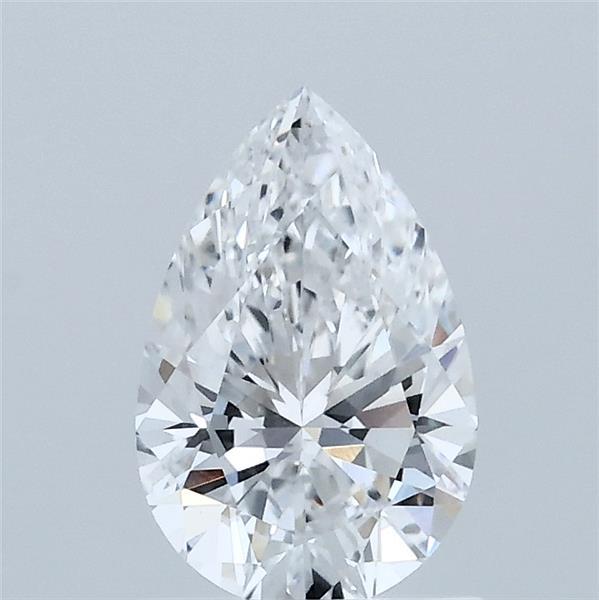 1.00 Carat Pear Shaped, Ideal Cut, E Color, VVS2 Clarity, IGI Certified Lab Grown Diamond