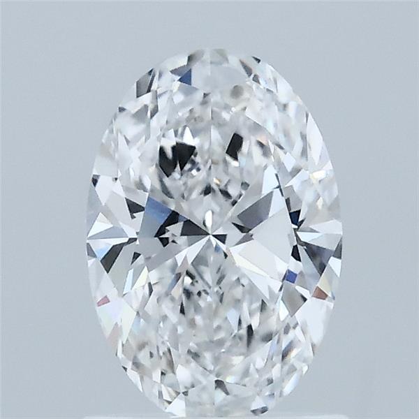 1.09 Carat Oval Shaped, Ideal Cut, D Color, VVS2 Clarity, IGI Certified Lab Grown Diamond