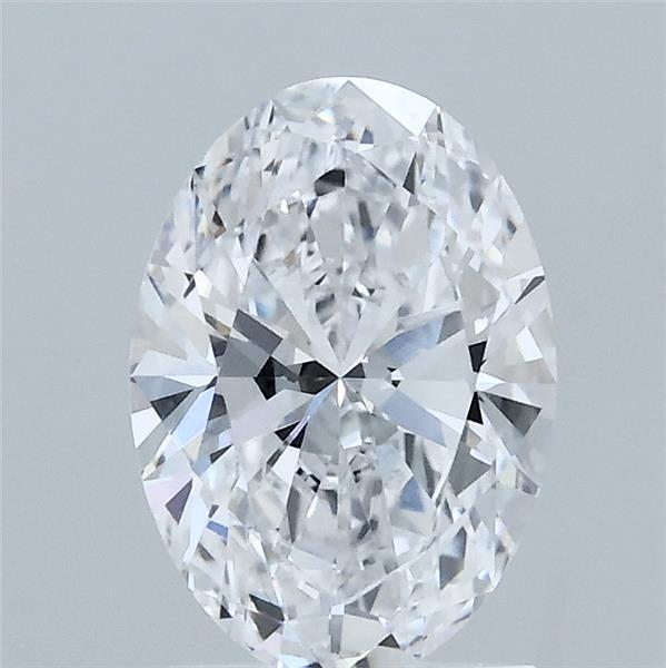 1.33 Carat Oval Shaped, Ideal Cut, D Color, VVS2 Clarity, IGI Certified Lab Grown Diamond