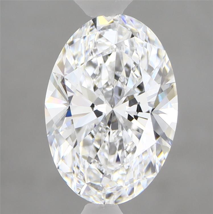 2.07 Carat Oval Shaped, Ideal Cut, D Color, VVS2 Clarity, IGI Certified Lab Grown Diamond
