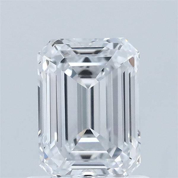 1.01 Carat Emerald Shaped, Ideal Cut, E Color, SI1 Clarity, IGI Certified Lab Grown Diamond