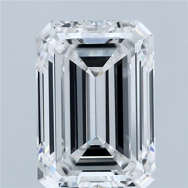 5.00 Carat Emerald Shaped, Very Good Cut, E Color, VS1 Clarity, IGI Certified Lab Grown Diamond