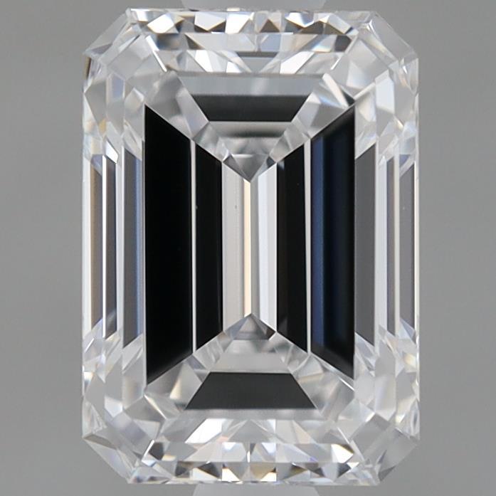 0.98 Carat Emerald Shaped, Ideal Cut, D Color, VVS2 Clarity, IGI Certified Lab Grown Diamond