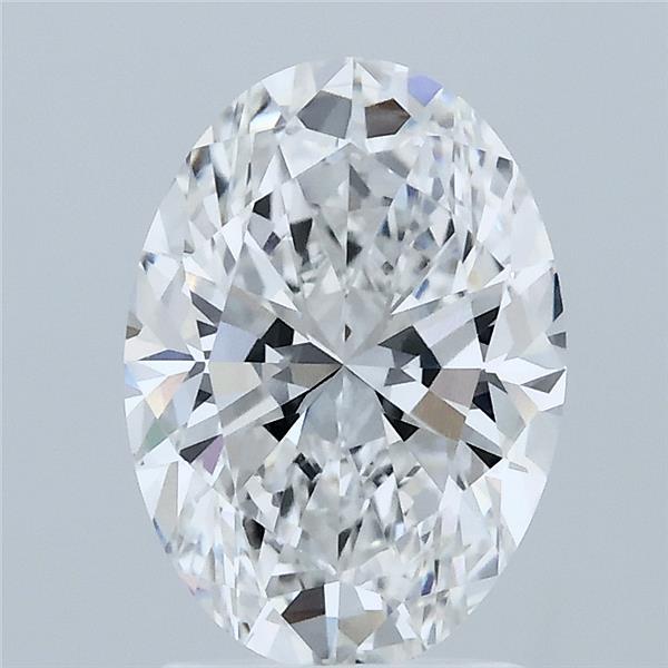2.08 Carat Oval Shaped, Ideal Cut, E Color, VVS2 Clarity, IGI Certified Lab Grown Diamond