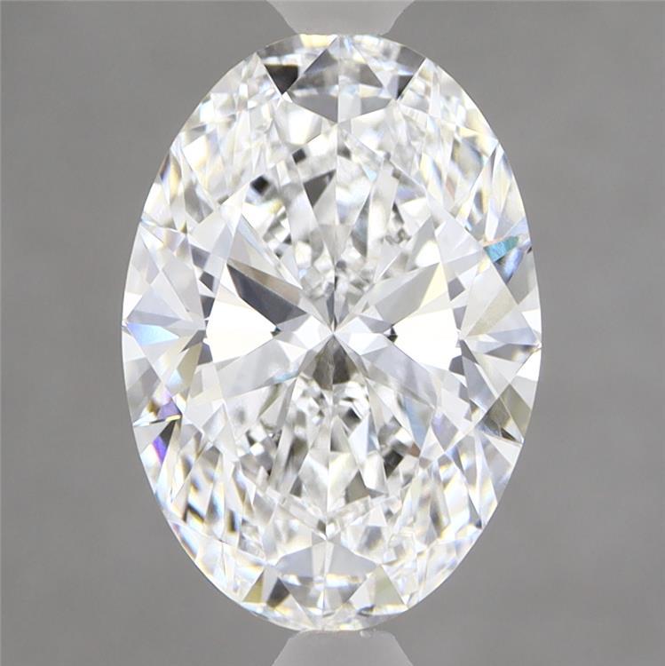 2.57 Carat Oval Shaped, Ideal Cut, D Color, VVS1 Clarity, IGI Certified Lab Grown Diamond