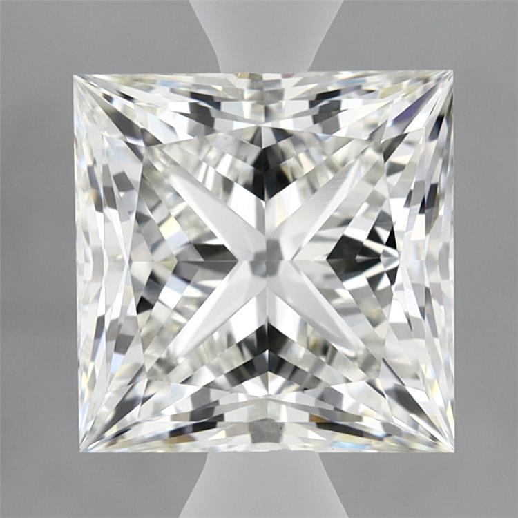 3.02 Carat Princess Shaped, Ideal Cut, G Color, VVS2 Clarity, IGI Certified Lab Grown Diamond
