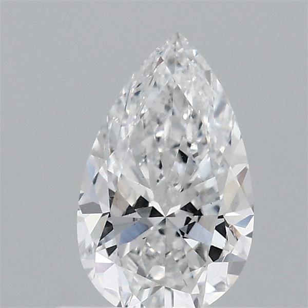 0.68 Carat Pear Shaped, Ideal Cut, D Color, VS1 Clarity, IGI Certified Lab Grown Diamond