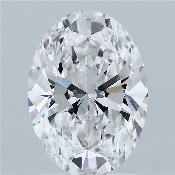 2.09 Carat Oval Shaped, Ideal Cut, D Color, VS1 Clarity, IGI Certified Lab Grown Diamond