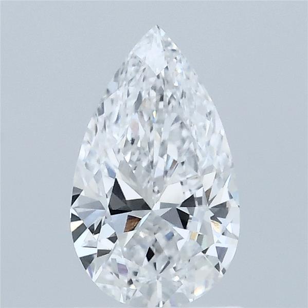 0.82 Carat Pear Shaped, Excellent Cut, D Color, VVS1 Clarity, IGI Certified Lab Grown Diamond