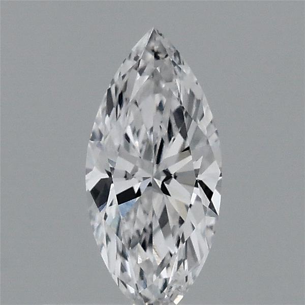 0.33 Carat Marquise Shaped, Ideal Cut, D Color, VVS2 Clarity, IGI Certified Lab Grown Diamond