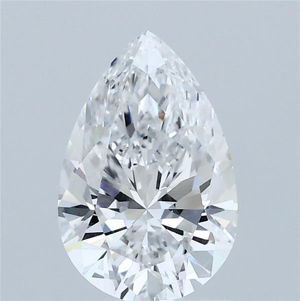 1.06 Carat Pear Shaped, Ideal Cut, D Color, VVS2 Clarity, IGI Certified Lab Grown Diamond