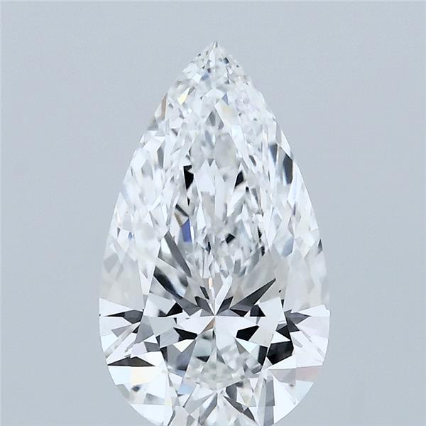 1.55 Carat Pear Shaped, Ideal Cut, D Color, VVS2 Clarity, IGI Certified Lab Grown Diamond