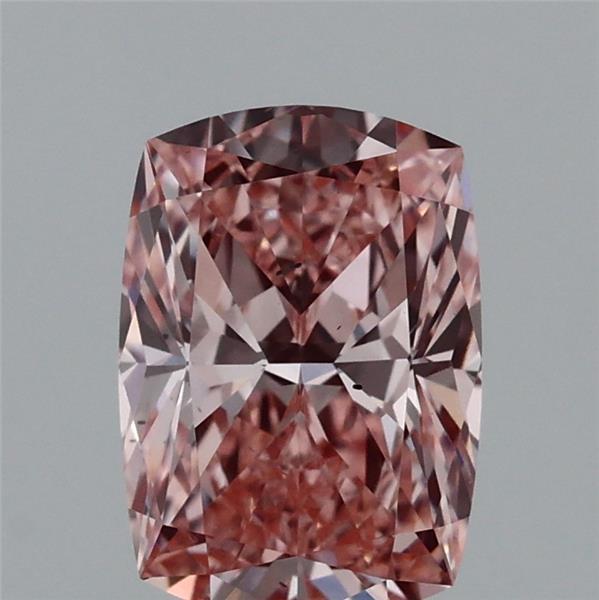 1.00 Carat Cushion Shaped, Ideal Cut, FANCY VIVID PINK Color, VS2 Clarity, IGI Certified Lab Grown Diamond