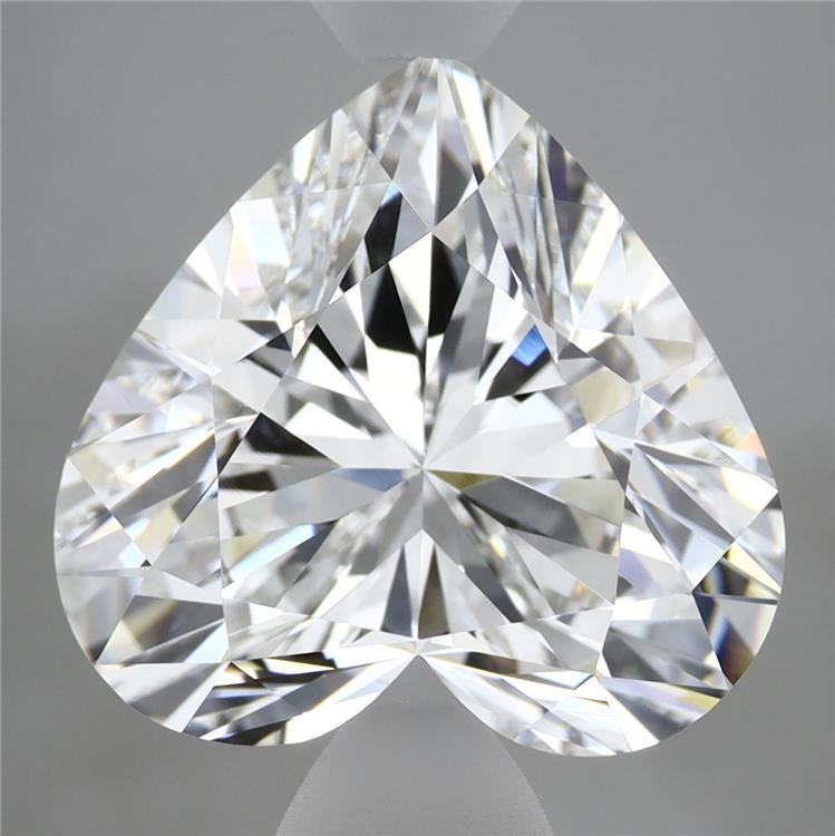 5.06 Carat Heart Shaped, Ideal Cut, E Color, VVS2 Clarity, IGI Certified Lab Grown Diamond