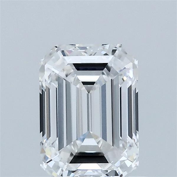 1.00 Carat Emerald Shaped, Ideal Cut, D Color, VVS1 Clarity, IGI Certified Lab Grown Diamond