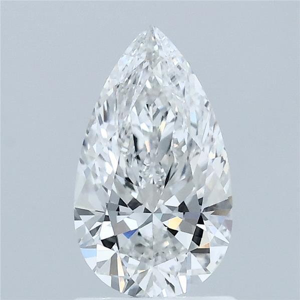 1.00 Carat Pear Shaped, Ideal Cut, E Color, VS1 Clarity, IGI Certified Lab Grown Diamond