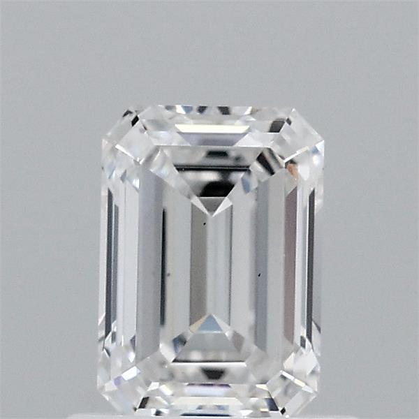 0.88 Carat Emerald Shaped, Ideal Cut, D Color, VS1 Clarity, IGI Certified Lab Grown Diamond