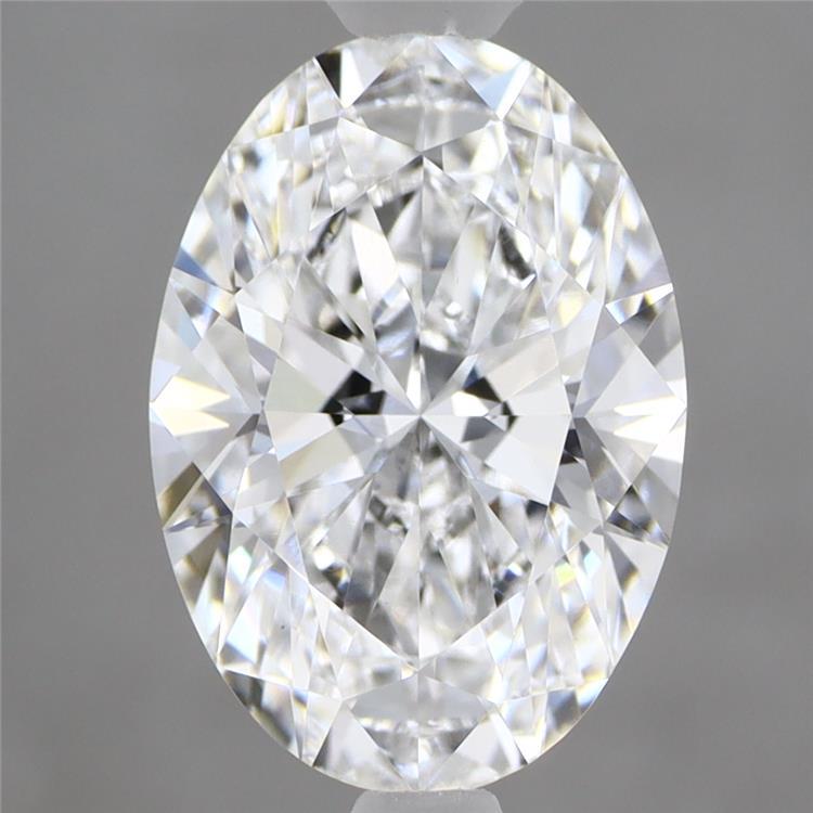 1.95 Carat Oval Shaped, Ideal Cut, D Color, VVS2 Clarity, IGI Certified Lab Grown Diamond