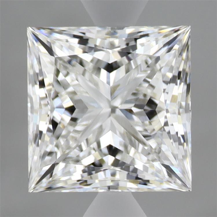 2.60 Carat Princess Shaped, Ideal Cut, E Color, VS1 Clarity, IGI Certified Lab Grown Diamond