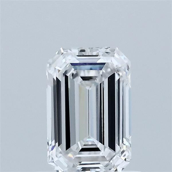 0.70 Carat Emerald Shaped, Ideal Cut, D Color, VVS2 Clarity, IGI Certified Lab Grown Diamond