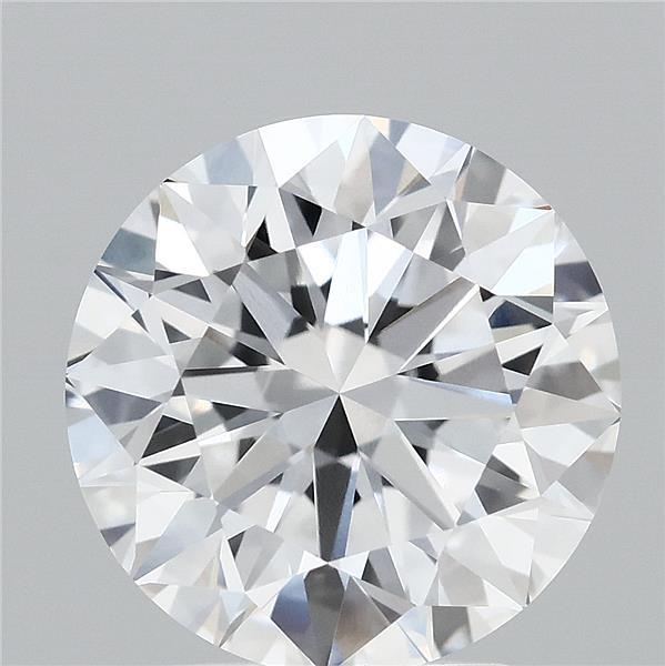 3.02 Carat Round Shaped, Excellent Cut, D Color, VVS1 Clarity, IGI Certified Lab Grown Diamond
