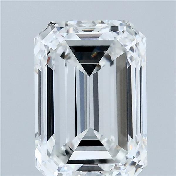 3.00 Carat Emerald Shaped, Ideal Cut, E Color, VVS2 Clarity, IGI Certified Lab Grown Diamond