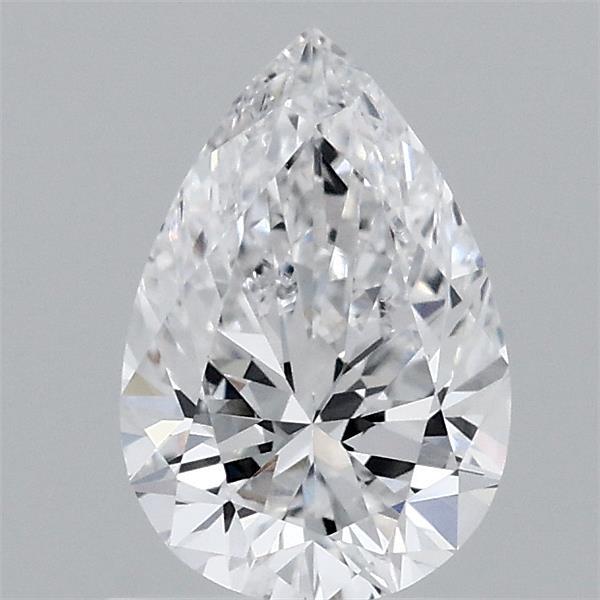 0.93 Carat Pear Shaped, Ideal Cut, D Color, VVS2 Clarity, IGI Certified Lab Grown Diamond