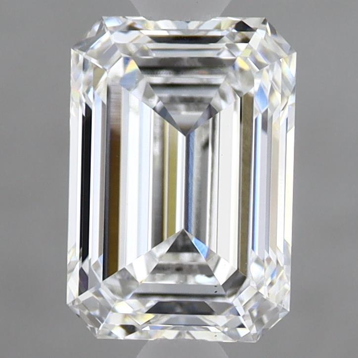 1.72 Carat Emerald Shaped, Ideal Cut, E Color, VS1 Clarity, IGI Certified Lab Grown Diamond
