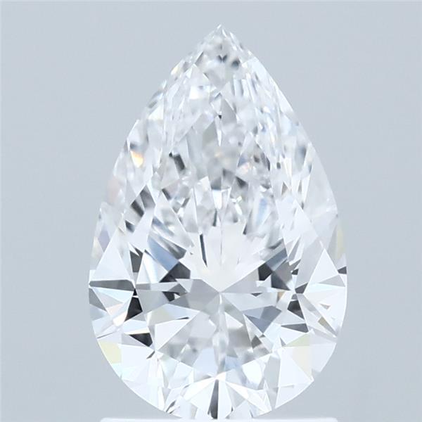 1.52 Carat Pear Shaped, Ideal Cut, D Color, VVS1 Clarity, IGI Certified Lab Grown Diamond