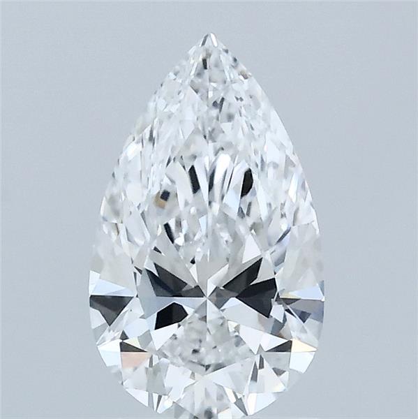 1.00 Carat Pear Shaped, Ideal Cut, D Color, VVS2 Clarity, IGI Certified Lab Grown Diamond