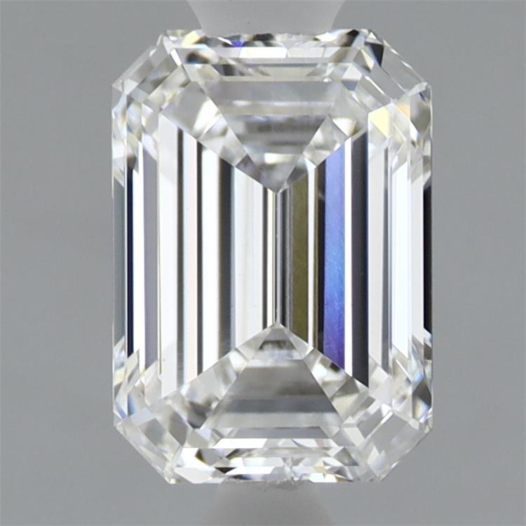 1.45 Carat Emerald Shaped, Ideal Cut, E Color, VS1 Clarity, IGI Certified Lab Grown Diamond