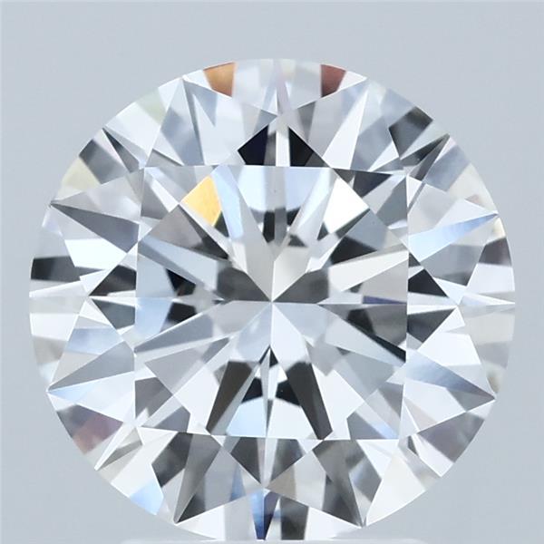 3.01 Carat Round Shaped, Excellent Cut, F Color, VVS2 Clarity, IGI Certified Lab Grown Diamond