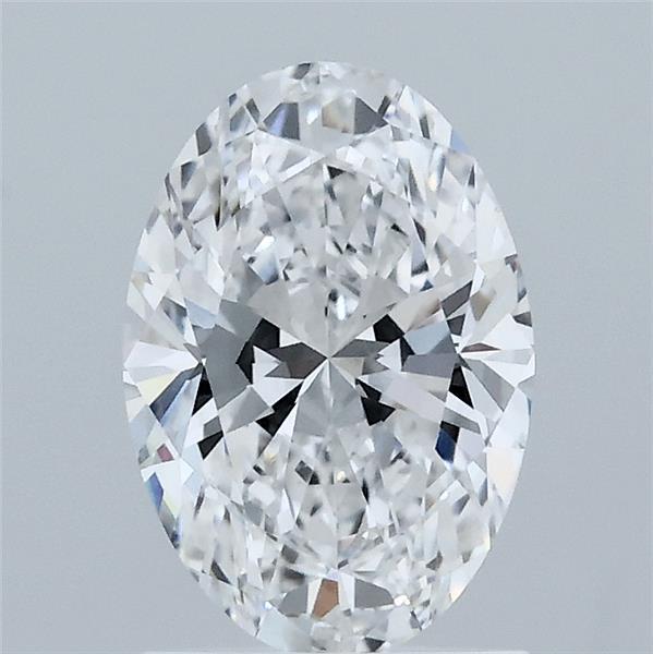 1.38 Carat Oval Shaped, Ideal Cut, D Color, VVS2 Clarity, IGI Certified Lab Grown Diamond