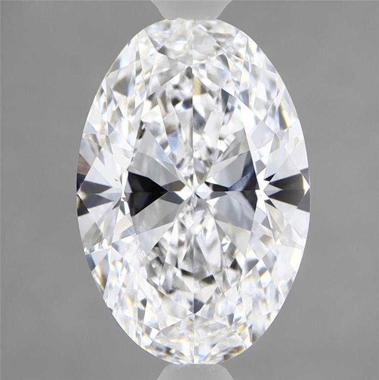 2.05 Carat Oval Shaped, Ideal Cut, D Color, VVS2 Clarity, IGI Certified Lab Grown Diamond