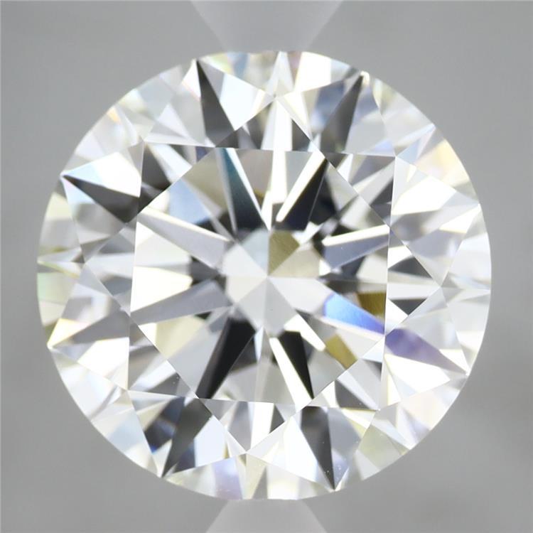 6.07 Carat Round Shaped, Ideal Cut, F Color, VVS2 Clarity, IGI Certified Lab Grown Diamond