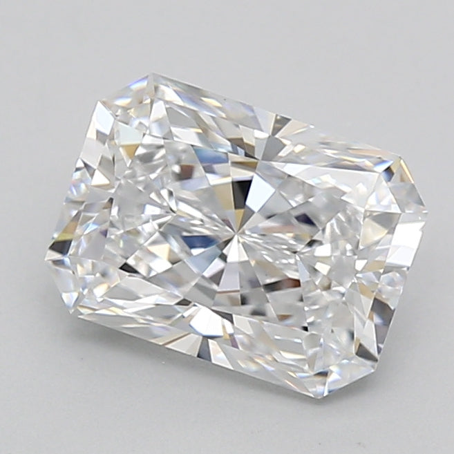 2.15 Carat Radiant Shaped, Ideal Cut, D Color, VVS1 Clarity, IGI Certified Lab Grown Diamond